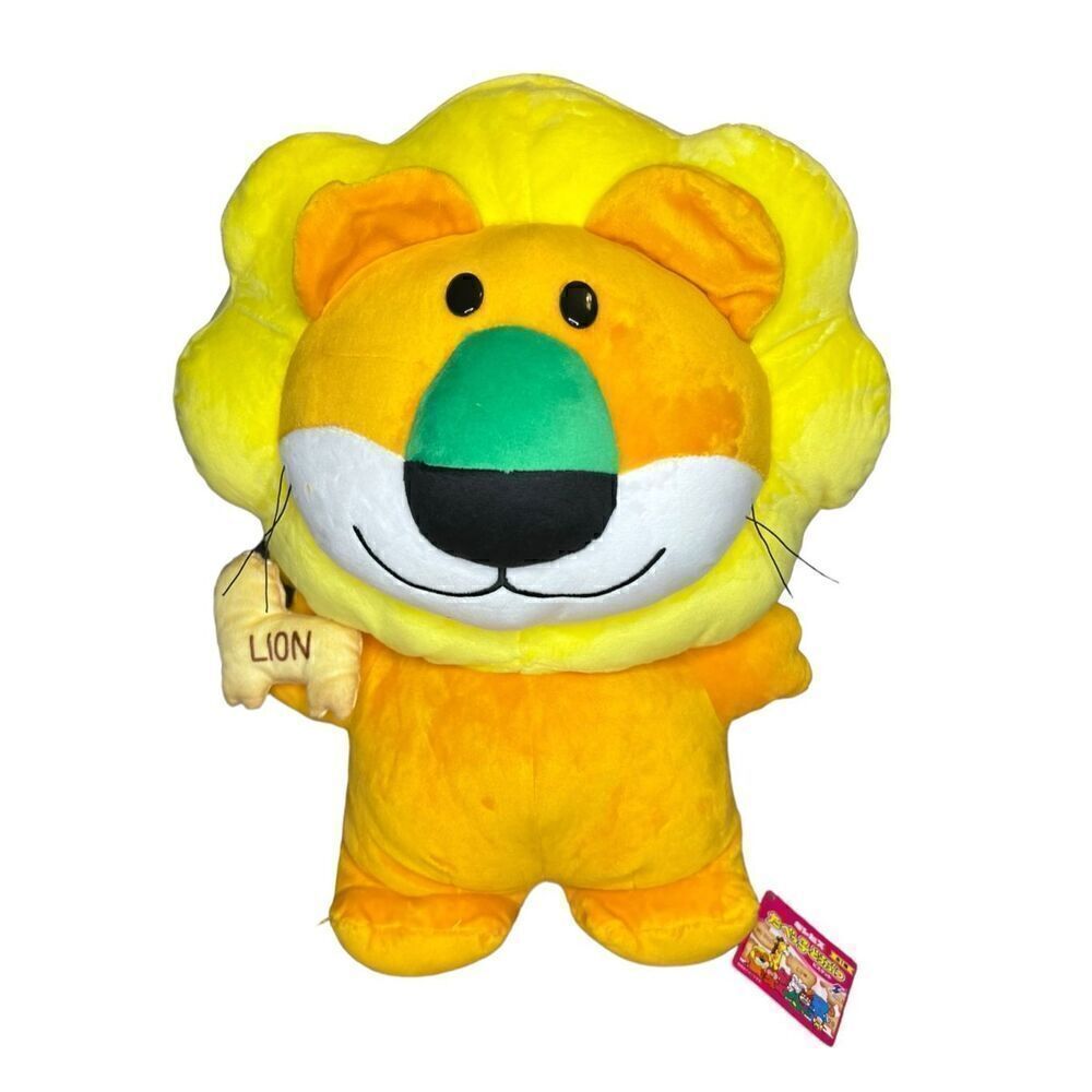 SK Japan Tabekko Animal Cracker Lion Plush NEW